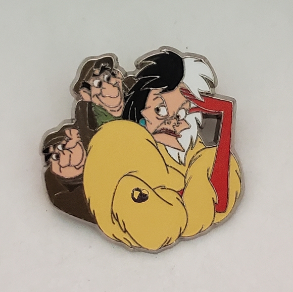 Disney Pin Trading Villains Cruella De Vil & Sidekicks 101 Dalmatians Collection - Picture 1 of 3
